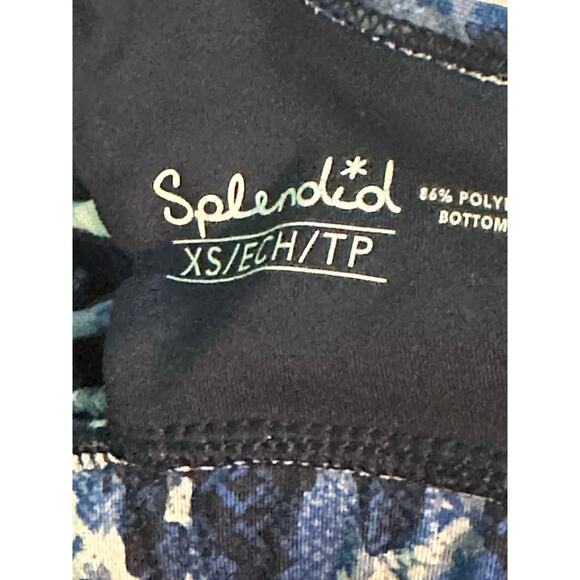 Splendid Blue V With Ladder Back Sports Bra size XS - Picture 3 of 9